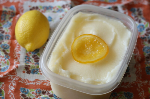 Meyer lemon ice