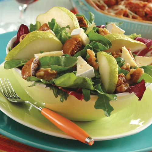 Autumn Salad with Pomegranate Vinaigrette