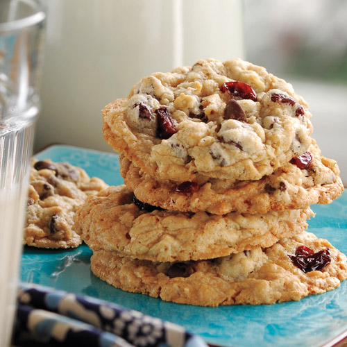 Chocolate Chip Oatmeal Dried Cherry Cookies