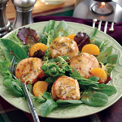 Seared Sea Scallop Salad