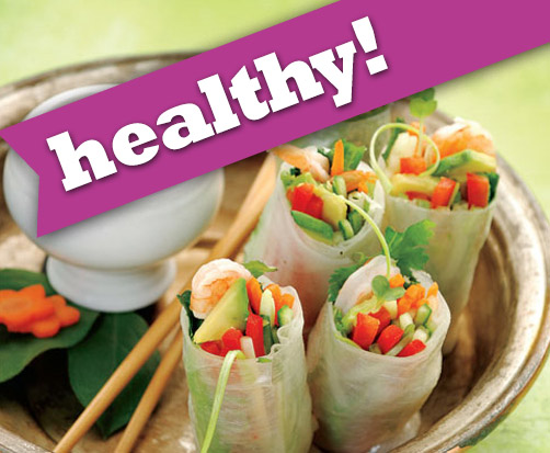 Fresh Spring Rolls with Chili Dipping Sauce
