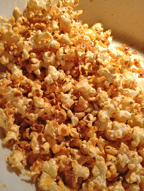 Sriracha Popcorn